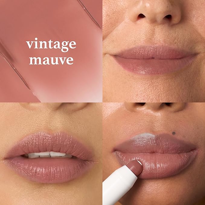 Julep It's Balm: Tinted Lip Balm + Buildable Lip Color - Vintage Mauve - Natural Gloss Finish - Hydrating Vitamin E Core - Vegan-VivaGrace Women