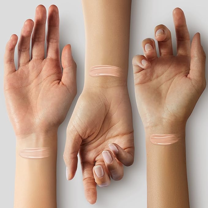 e.l.f. Flawless Finish Foundation, Lightweight & Medium Coverage, Semi-Matte Finish, Alabaster, 0.68 Fl Oz (20mL)-VivaGrace Women