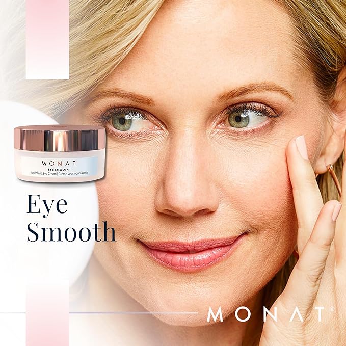 MONAT Eye Smooth™ - Rejuvenating & Hydrating Eye Cream with Plant Stem Cells and Plant Derived Squalane, 0.5 Fl Oz-VivaGrace Women