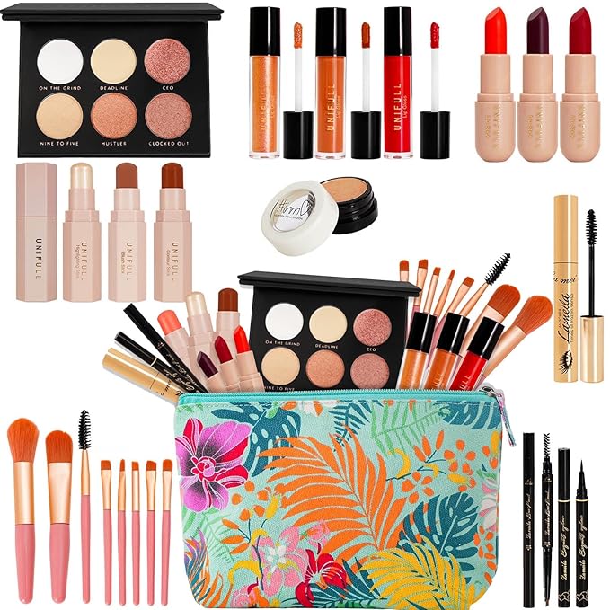 All In One Makeup Kit, Makeup Kit for Women Full Kit,Multipurpose Women's Makeup Sets,Beginners and Professionals Alike,Easy to Carry-VivaGrace Women