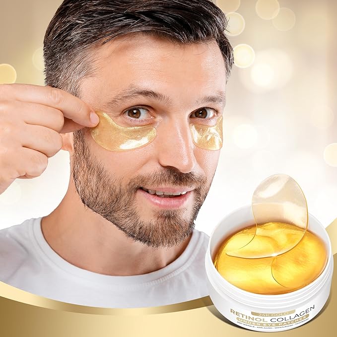 VELAMO ADVANCED Under Eye Patches: 24K Gold Under Eye Mask for Puffy - Retinol Patchology Eye Patches for Wrinkles and Dark Circles Puffiness- Collagen Under Eye Bags Treatment for Women Men 60 Pcs-VivaGrace Women