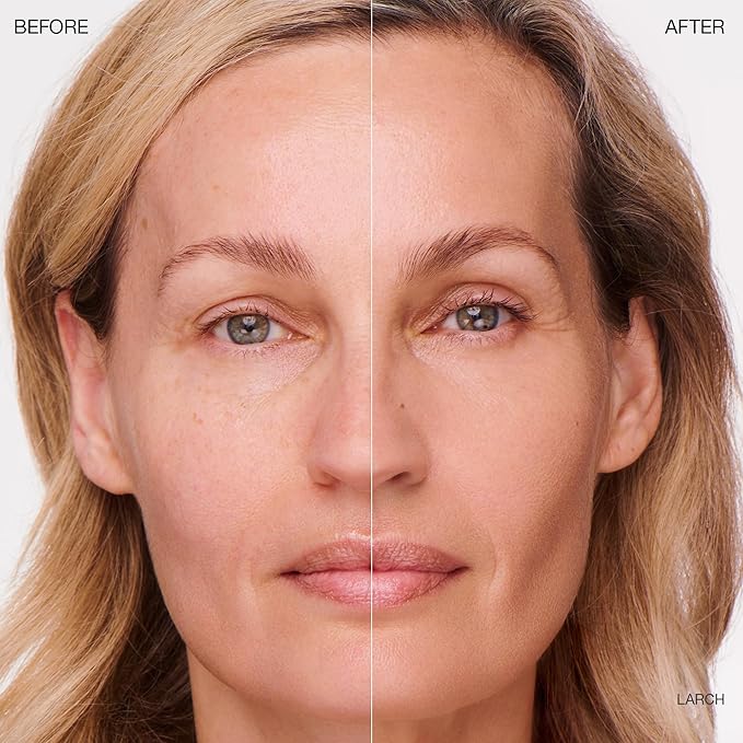 Ogee Complexion Perfecting Liquid Foundation - Lightweight Tinted Moisturizer For Face (Larch 2.25C - Light Medium, Beige Undertones) - with Vitamin C & Jojoba Oil - Certified Organic & Made in USA-VivaGrace Women