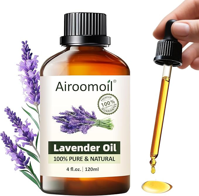 Premium Lavender Essential Oil for Relaxation DIY Diffusers Candles Nails Soaps Shampoo Scented Oil 4 Fl Oz-VivaGrace Women
