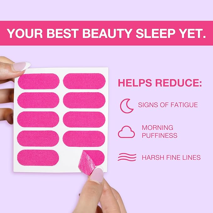 Anti Wrinkle Patches for Women - Forehead, Smile Line, Face Lifting Tape - Overnight Facial Lift - Pre-Cut Kinesiology Face Tape in 2 Sizes - Skin Safe, Latex-Free-VivaGrace Women