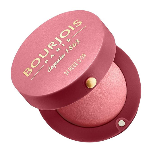 Bourjois Blush for Women, No. 34 Rose d'or, 0.08 Ounce-VivaGrace Women