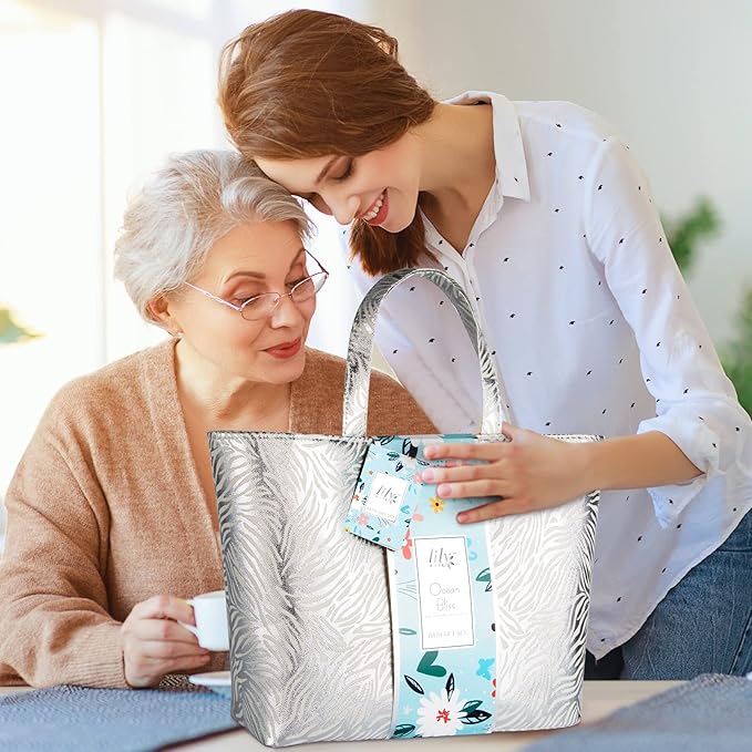 Mothers Day Gifts for Mom XXXL Relaxing Perfumes Spa Gift Set Luxury Bath & Body Gift Set with Shower Gel | Christmas, Birthday, Pampering Gifts for Her, Wife Self Care Bridal Shower Pamper Kit-VivaGrace Women