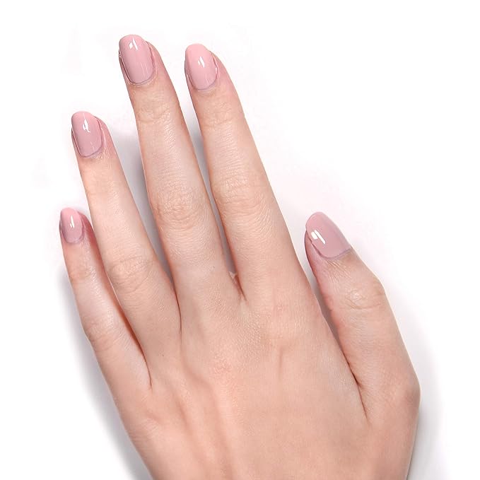 LONDONTOWN UV/LED Gel Nail Polish - Long Lasting, Chip Resistant High Shine Color - Glossy Pink Nude, Honeymoon, 12ml/.40fl oz