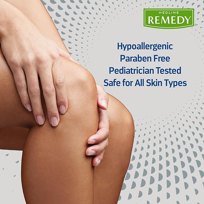 Medline Remedy Specialized Silicone Cream, Unscented (4 fl oz), Gentle Breathable Film for All Ages, Paraben-free and Hypoallergenic Skin Care, Barrier for Dry Cracked Skin-VivaGrace Women