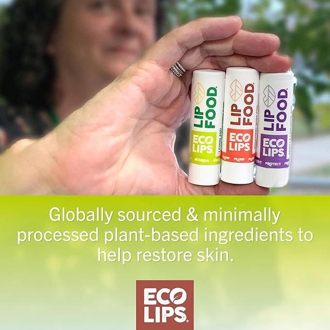 Eco Lips Lip Food - Nutrient Dense & Organic Lip Balm (Nourish, Plump and Protect)-VivaGrace Women