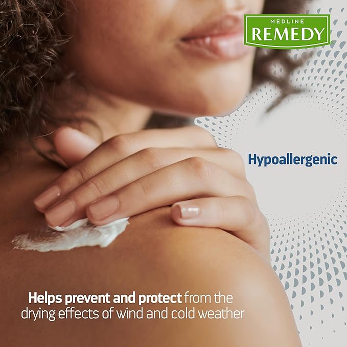 Medline Remedy Specialized Silicone Cream, Unscented (4 fl oz), Gentle Breathable Film for All Ages, Paraben-free and Hypoallergenic Skin Care, Barrier for Dry Cracked Skin-VivaGrace Women