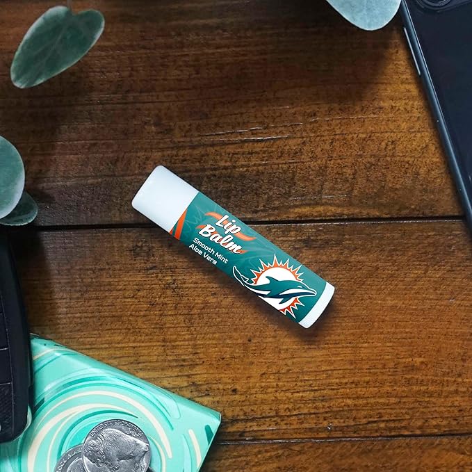 FANMATS 34698 Miami Dolphins Smooth Mint SPF 15 Lip Balm-VivaGrace Women