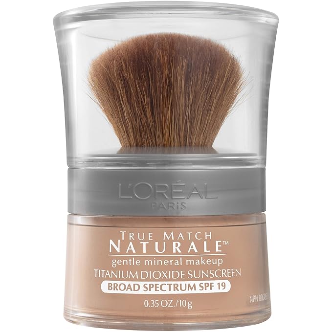 L'Oreal Paris True Match Mineral Loose Powder Foundation Light Ivory, 0.35 Ounce-VivaGrace Women
