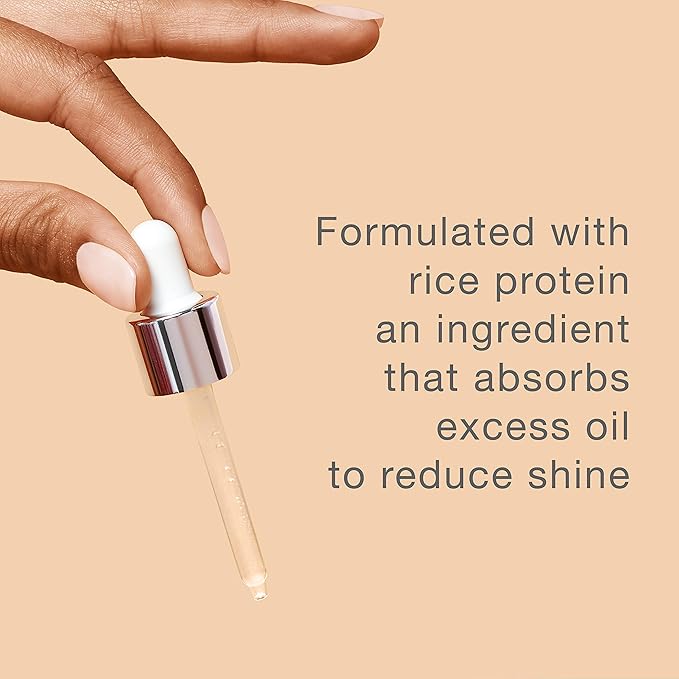 Neutrogena Shine Control Matte Booster Face Primer & Serum, Skin-Mattifying Serum-to-Primer with Rice Protein, Absorbs Excess Oil & Keeps Skin Shine Free, 1.0 fl. oz-VivaGrace Women