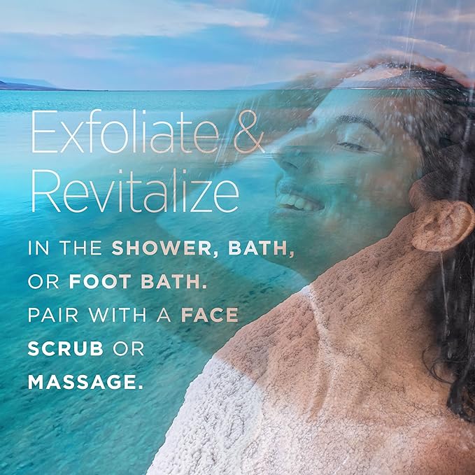 Minera Fine Grain Dead Sea Salt for Bath & Soaking – 57 lbs (3 x 19 lb Bags), Fast-Dissolving, 100% Pure & Natural, Unscented, Skin-Nourishing Bulk Sea Salt-VivaGrace Women