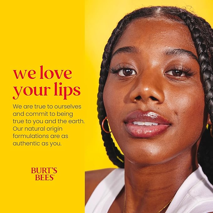 Burt's Bees Lip Balm - Berry Agua Fresca, Dragonfruit Lemon, Coconut & Pear, Tropical Pineapple Pack, With Beeswax, Tint-Free, Natural Origin Lip Treatment, 4 Tubes, 0.15 oz.-VivaGrace Women