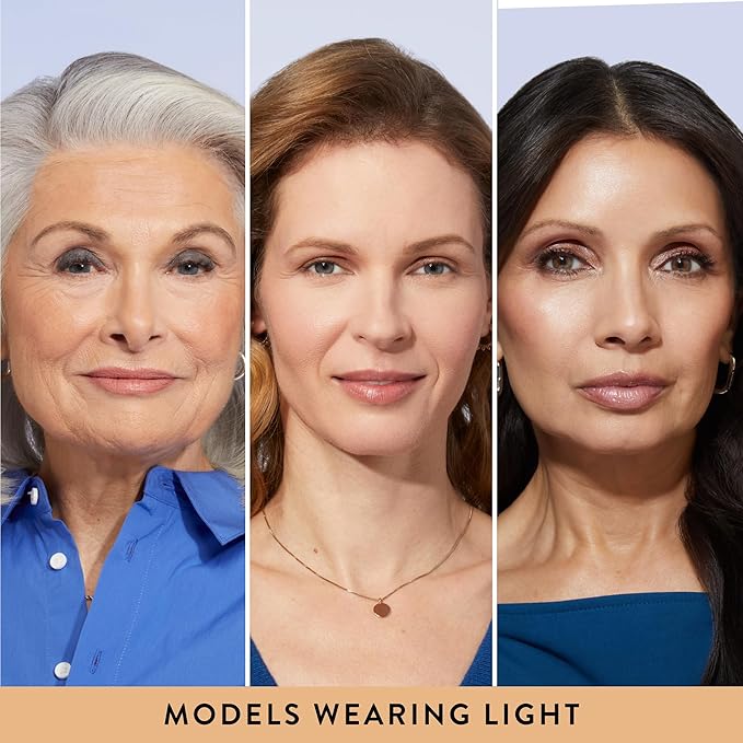 LAURA GELLER NEW YORK Baked Balance-n-Brighten Foundation with Kabuki Brush Makeup Set, Light-VivaGrace Women