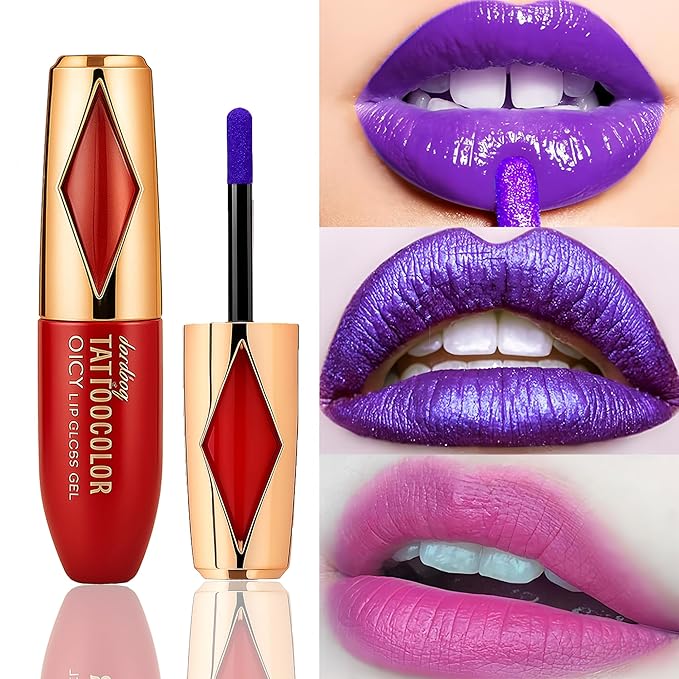 Peel Off Lip Stain -Lip Stain Peel Off Masque - Long Lasting, Waterproof and Transfer Proof Nude Lip Tint, Matte Finish Peel Off Makeup-VivaGrace Women