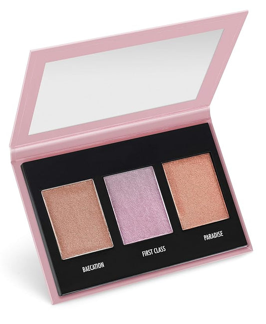Black Radiance True Complexion 3D Highlighter Palette, Luminosity, 0.38 Ounce-VivaGrace Women