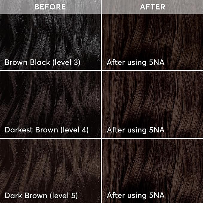 Madison Reed Radiant Hair Color Kit | 5NA Dark Ash Brown (Torino Brown) for 100% Gray Hair Coverage | Salon Quality Permanent Hair Dye | PPD-Free & Ammonia-Free | (Packaging May Vary) 1 Pack-VivaGrace Women