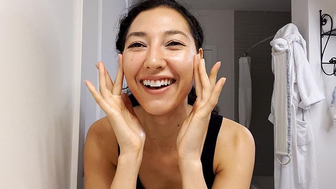 MicrodermaMitt Clear Skin Exfoliating Mitt for Face, Lips, Neck - Gentle Dead Skin Remover & Facial Scrub Clears Blackheads, Unclogs Pores, Evens Skin Tone & Texture, Lips Scrub Care, Lip Exfoliator-VivaGrace Women