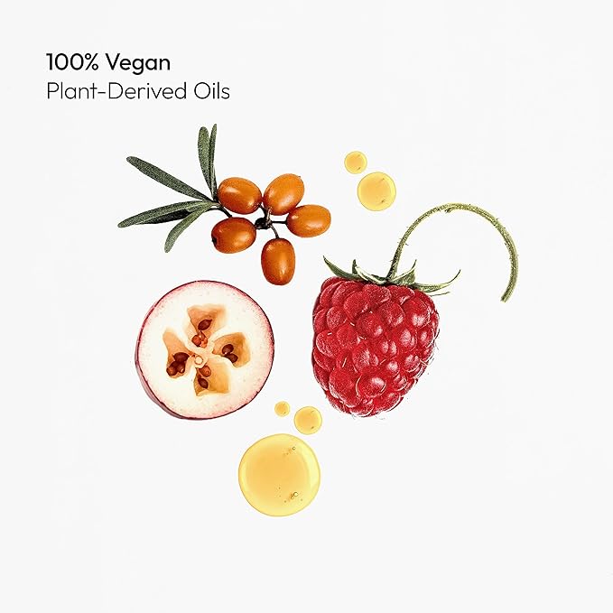 Lip Oil | 100% Plant-Derived & Vegan | Hydrating & Nourishing Lip Care with Squalane | 4-Ingredient Lip Oil Formula for Dry Lips | Lip Moisturizer Rich in Antioxidants and Vitamins | 0.33 oz-VivaGrace Women