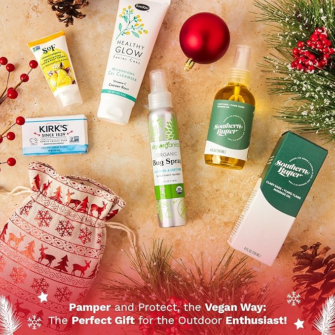 Great Outdoors Skin Care & Beauty Set - Vegan Ideal Gift for Women - Great Camping Essentials And Outdoor Beauty and Skincare Kit - Adventure-Ready Self-Care Ideal For Nature Lover's-VivaGrace Women