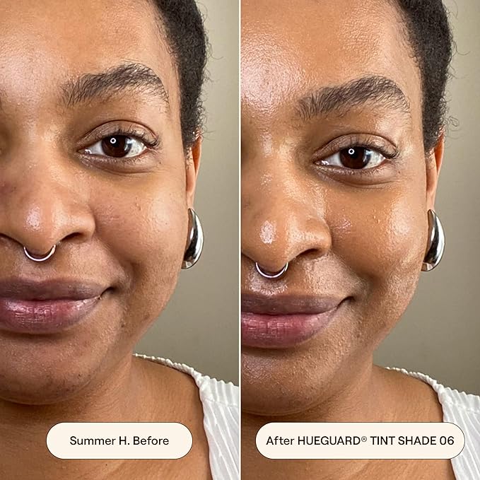 Live Tinted Hueguard Skin Tint SPF 50 - Tinted Mineral Sunscreen with Light-Medium Buildable Coverage With a Hydrating and Radiant Finish - Water and Sweat Resistant, 1.35 fl oz - Shade 06-VivaGrace Women