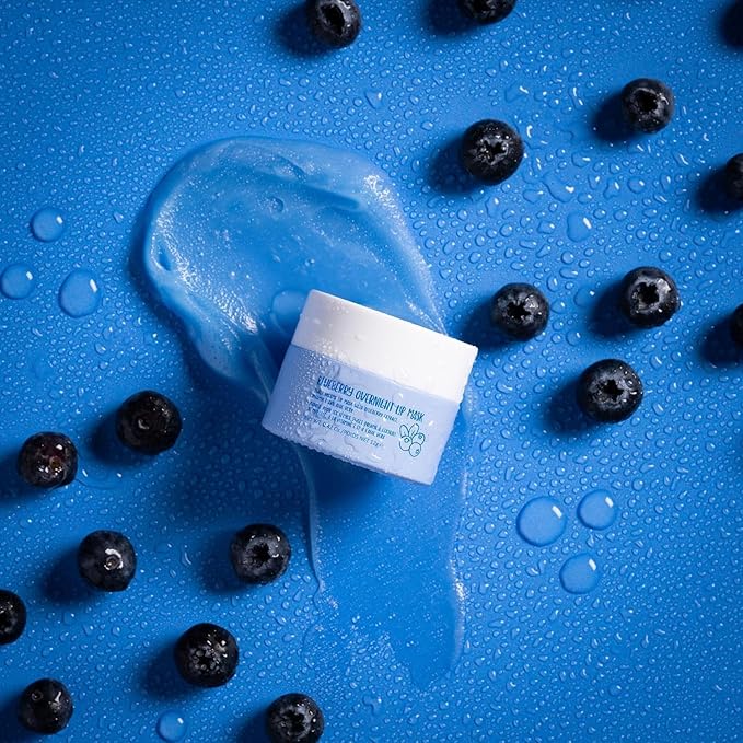 W7 Super Sweet Dreams Blueberry Lip Mask - Vitamin E, Aloe Vera and Grape Seed Oil - For Hydrated, Full Looking & Irresistible Lips - 0.67 Fl Oz-VivaGrace Women