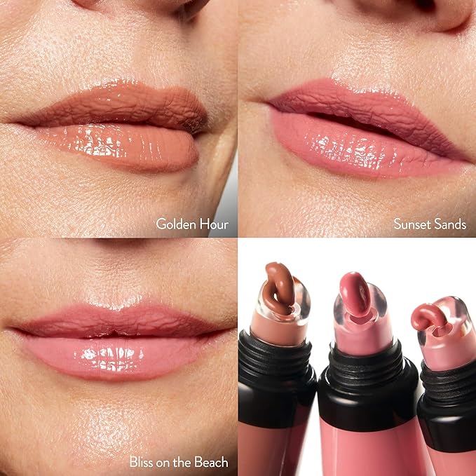 LAURA GELLER NEW YORK Shine-n-Shield Lip Balm SPF 15, Sunset Sands - Nourishes, Hydrates & Protects Lips-VivaGrace Women