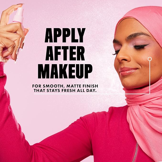 NYX PROFESSIONAL MAKEUP Marshmellow Setting Spray, Matte Setting Spray for 16HR Make Up Wear-VivaGrace Women