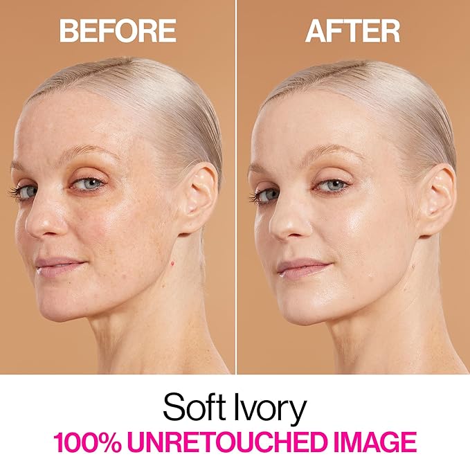 wet n wild Bare Focus Skin Tint, 5% Niacinamide Enriched, Buildable Sheer Lightweight Coverage, Natural Radiant Finish, Hyaluronic & Vitamin Hydration Boost, Cruelty-Free & Vegan - Soft Ivory-VivaGrace Women