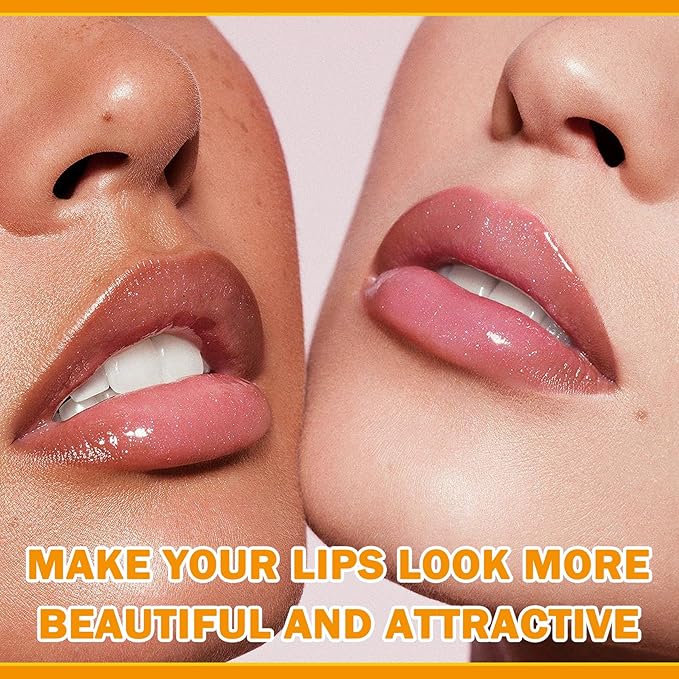 Lip Balm Honey Pot,Moisturizing Lip Balm Reduces Lip Lines,Propolis Honey Pot Lip Balm Hydrating Prevention Dry and Cracked Lip Scrubs Exfoliator,Exfoliating Lip Sleeping Mask with Brush-VivaGrace Women