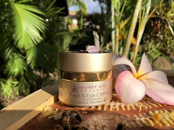 Honey Girl Organics Extra Sensitive Face and Eye Creme, 1.75 Fluid Ounce-VivaGrace Women