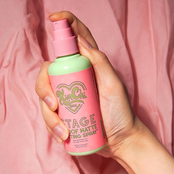 Kimchi Chic Beauty Stage Proof Matte Setting Spray, Makeup Finishing Mist and Fixative for All Skin Types, 3.55 fl oz-VivaGrace Women