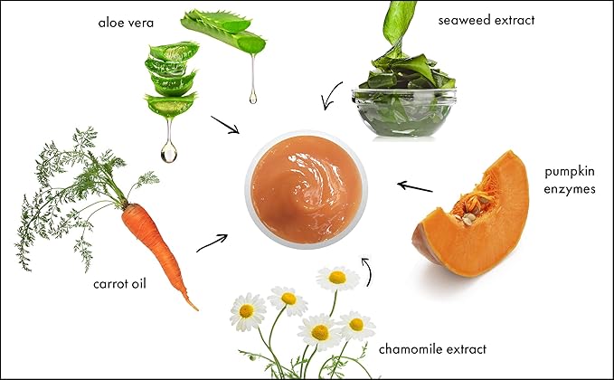 Raya Pumpkin Enzyme Facial Puree (127) | Gentle and Exfoliating Treatment for All Skin | Reduces Fine Lines and Minimizes Pore Size-VivaGrace Women