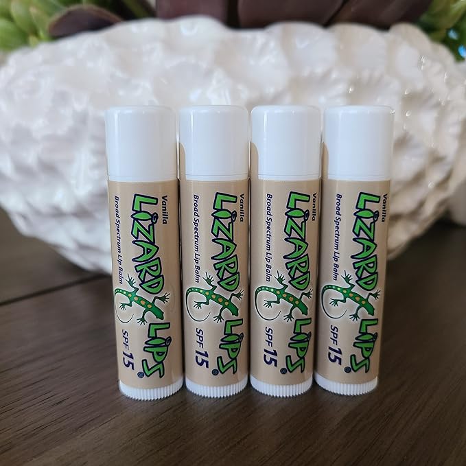 Lizard Lips SPF 15 Lip Balm (Vanilla)-VivaGrace Women