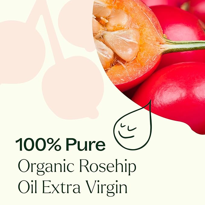 Plant Therapy Organic Rosehip Carrier Oil 4 oz For Skin and Hair Cold Pressed Supports Skin Hydration Fine Lines & Wrinkles Extra Virgin, Vitamins A and E & Essential Fatty Acids-VivaGrace Women