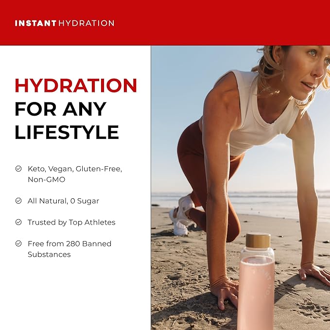 Instant Hydration Electrolytes Powder Packets - Paloma Electrolyte Drink Mix - Zero Sugar - Keto, Vegan, Gluten-Free, Non-GMO - Boost Recovery, Brain Health, Muscle & Tissue Support- 30 Sticks-VivaGrace Women