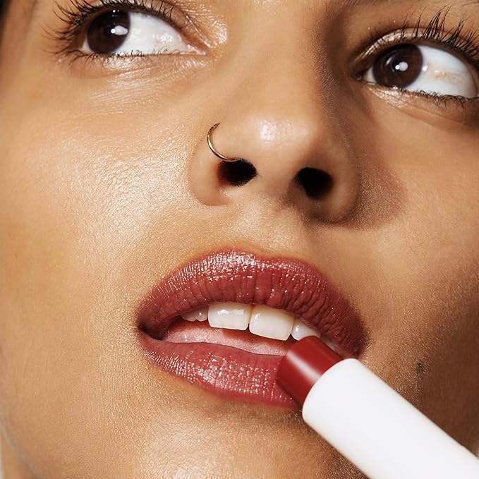 Melixir Vegan Lip Butter #06 Lust Red (+11 more colors), Deep Nourishing Tinted Lip Balm for Dry Lips, Bee-Free, Petrolatum-Free, Plant-Based, Hydrating for Cracked & Chapped Lips, Travel Essentials-VivaGrace Women