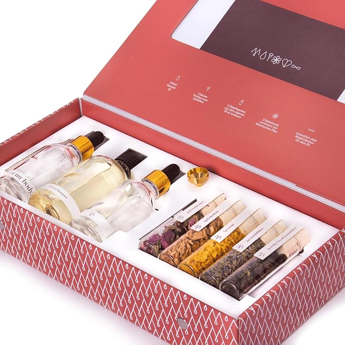 DIY Body Oil Set for Hair, Body & Bath | Includes Almond Oil, Cedar Wood, Orange Peel, Lavender | Gift Idea for Women | Anniversary & Birthday Gift for Her-VivaGrace Women