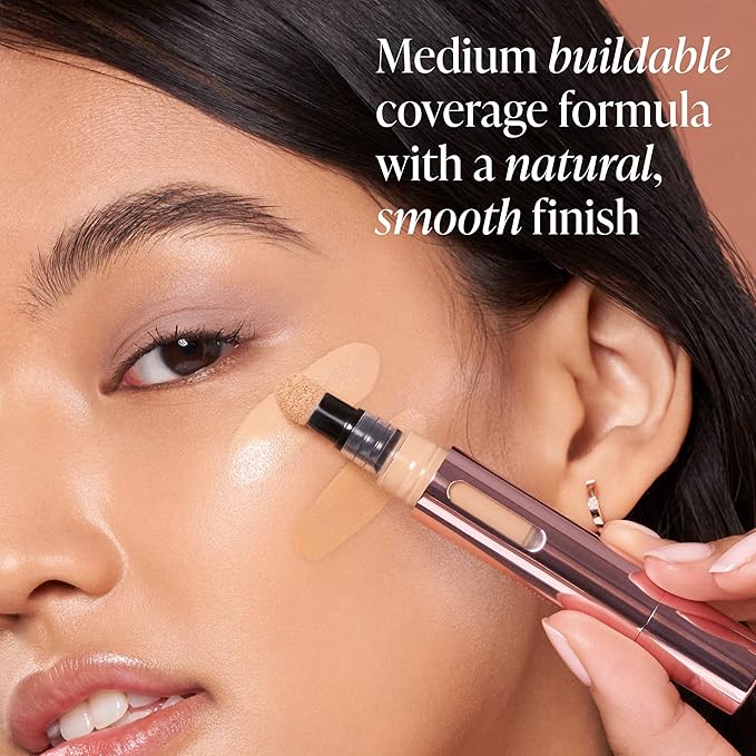 Mally Beauty - The Plush Pen Brightening Concealer Stick - Fair - Hydrating Turmeric, Vitamin E, and Hyaluronic Acid Infused Formula - Medium Buildable Coverage with a Natural, Smooth Finish-VivaGrace Women