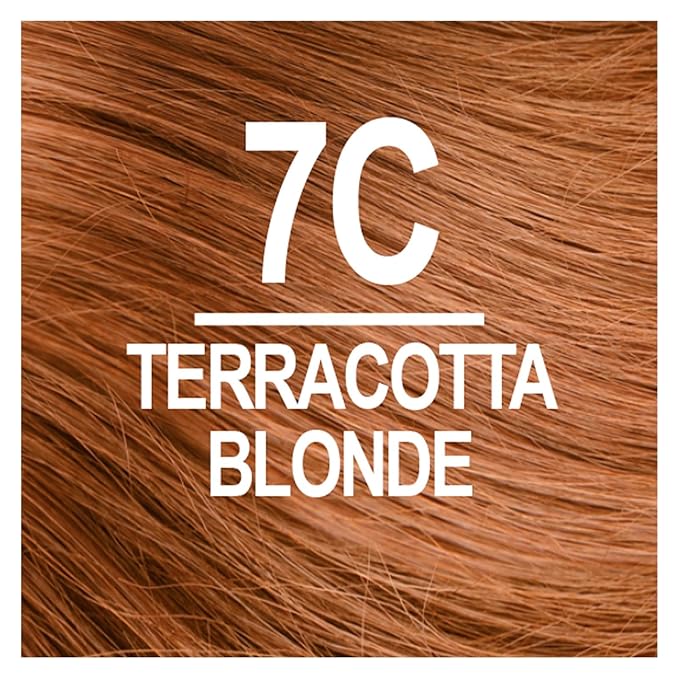 Naturtint 7C Terracotta Blonde Permanent Hair Color (Pack of 6), Ammonia Free, Vegan, Cruelty Free, up to 100% Gray Coverage, Long Lasting Results (Packaging may vary)-VivaGrace Women