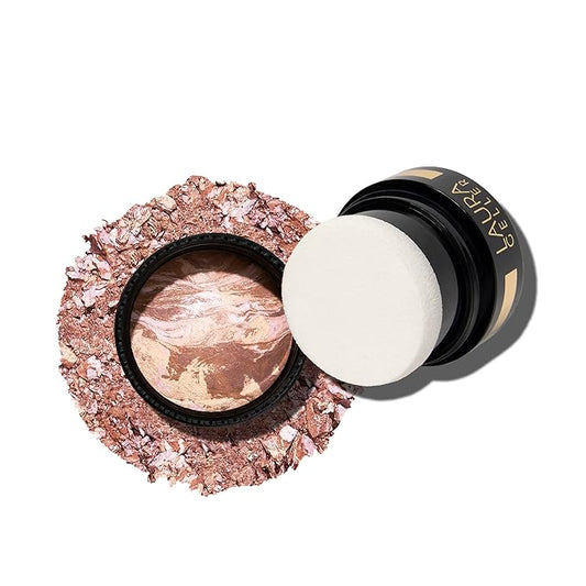 LAURA GELLER NEW YORK Bronze-n-Brighten Baked To Go - Travel Size - Fair - Natural Bronze Glow-VivaGrace Women