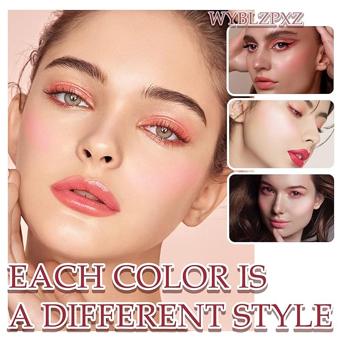 Cream Blush Stick,Multi-Use Makeup Blush Stick,Blendable Long Lasting Waterproof Blush Stick,Soft Tinted Moisturizer Cream Face Blush Makeup Stick for Cheeks & Lips Tint (#01 Shy Pink)-VivaGrace Women