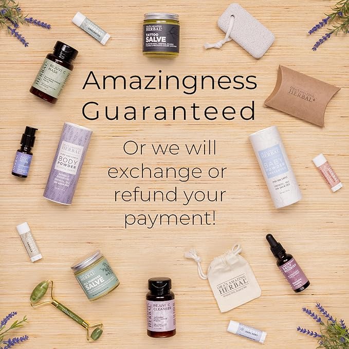 Ora's Amazing Herbal, Eczema Relief, Touchy Skin Salve, Ultra Healing Body Butter, Eczema Cream, Eczema Balm, Herbal Salve, Travel Size, 1oz each-VivaGrace Women