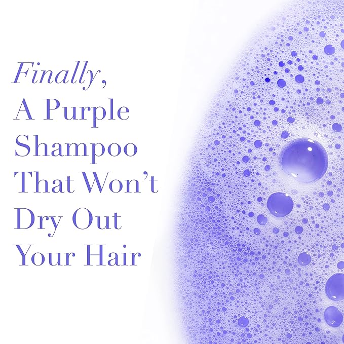 Goldie Locks Brilliant Blonde Purple Shampoo for Blonde, Lightened, Grey Hair & Extensions, Brightens, Tones, Eliminates Brass, Sulfate-Free, Nourishing, Moisturizing, Color Safe, 8.45 Fl Oz Bottle-VivaGrace Women