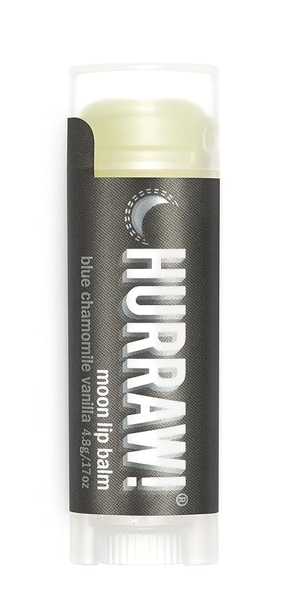 Hurraw! Moon Night Treatment (Blue Chamomile, Vanilla) Lip Balm: Organic, Certified Vegan, Cruelty and Gluten Free. Non-GMO, 100% Natural. Bee, Shea, Soy and Palm Free. Made in USA-VivaGrace Women