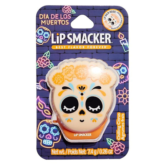 Lip Smacker Day of the Dead Lip Balm - Chilling Citrus (Orange)-VivaGrace Women