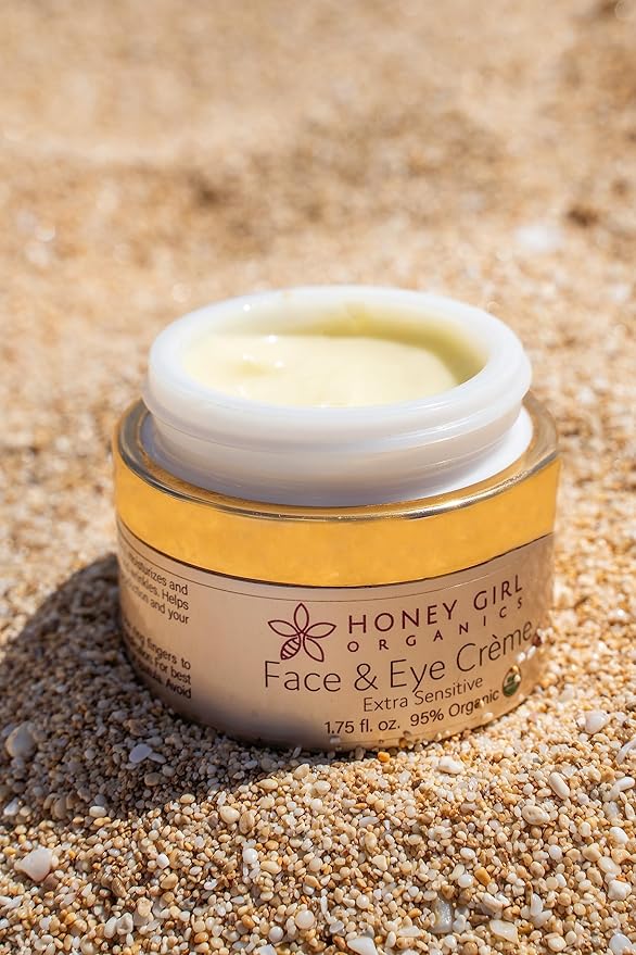 Honey Girl Organics Extra Sensitive Face and Eye Creme, 1.75 Fluid Ounce-VivaGrace Women