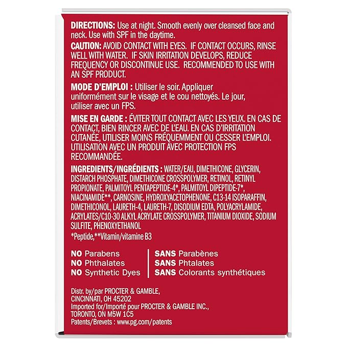 Olay Retinol Face Moisturizer, 24 MAX Anti-Aging Night Cream for Women, Fragrance-Free, Non Greasy - Anti-Wrinkle, Smooth Fine Lines, Tightening, Hydrating Skin Care - Peptides, Glycerin, 1.7 Oz-VivaGrace Women